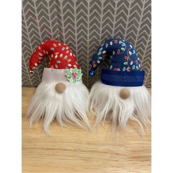 Two homemade gnome Christmas ornaments - Picture 1 of 3